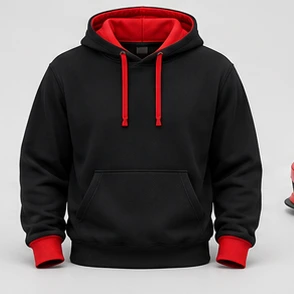 Illustrative racing fan hoodie concept